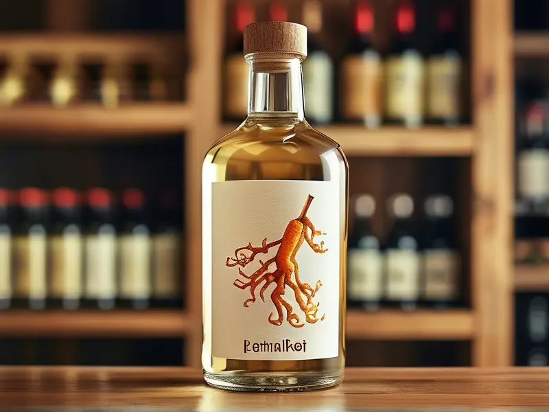 人参泡酒成品展示图