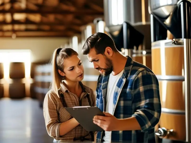 酿酒技术培训现场教学