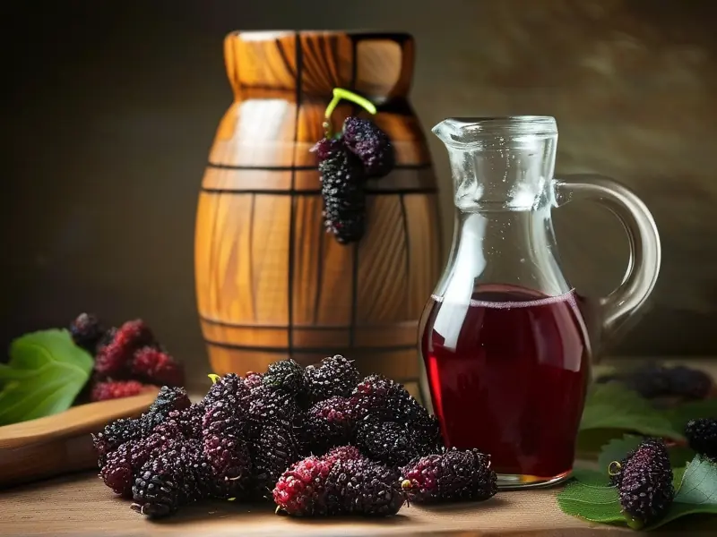 家庭自制桑葚酒的步骤展示