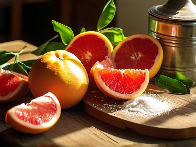 自制柚子酒原料准备过程