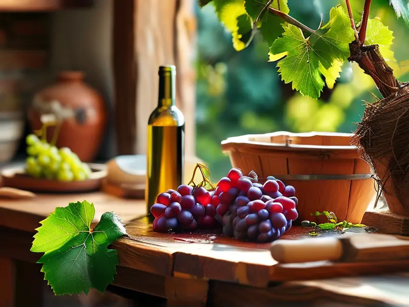 家庭自酿葡萄酒制作过程实拍