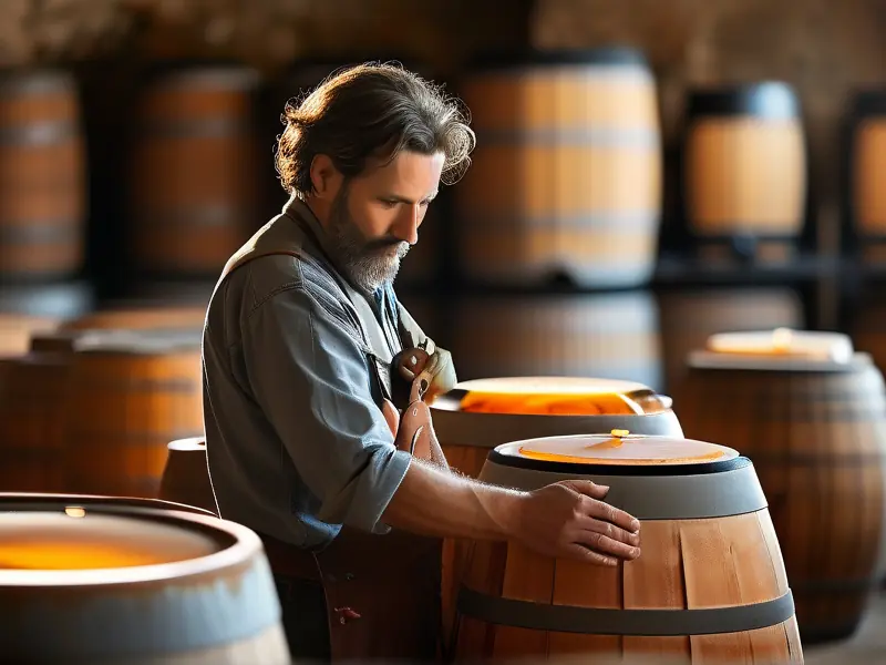 专业酿酒师示范散酒保存方法