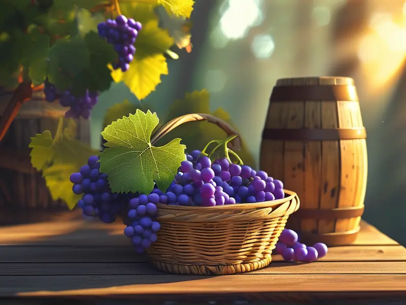 森林酿酒原料与器具展示