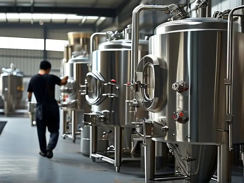 山东专业酿酒设备厂家生产车间实拍