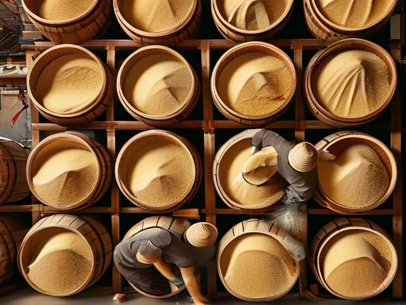 传统白酒生产工艺流程现场展示