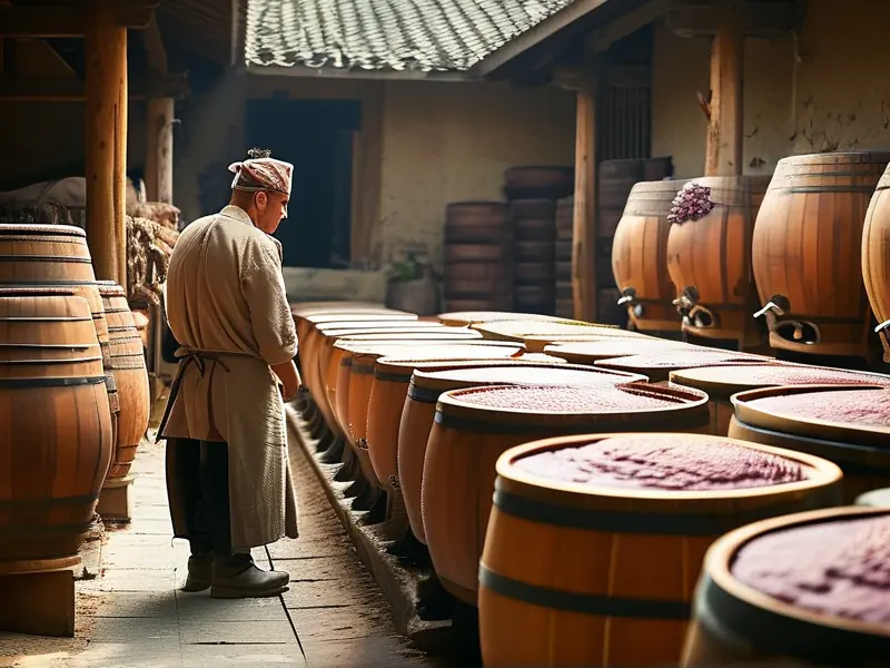生料固态发酵酿酒实际操作场景