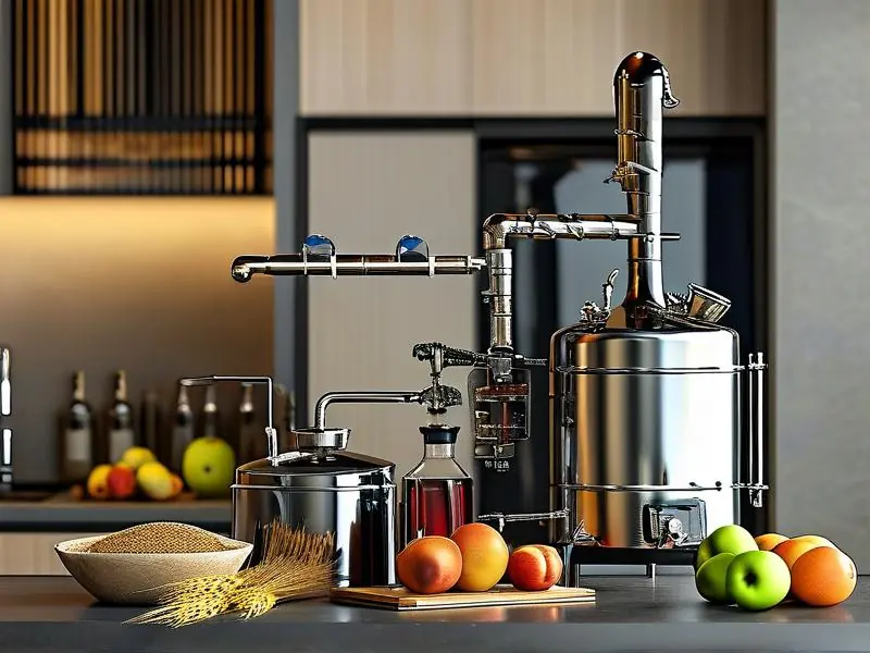 适合家庭使用的小型酿酒设备套装展示