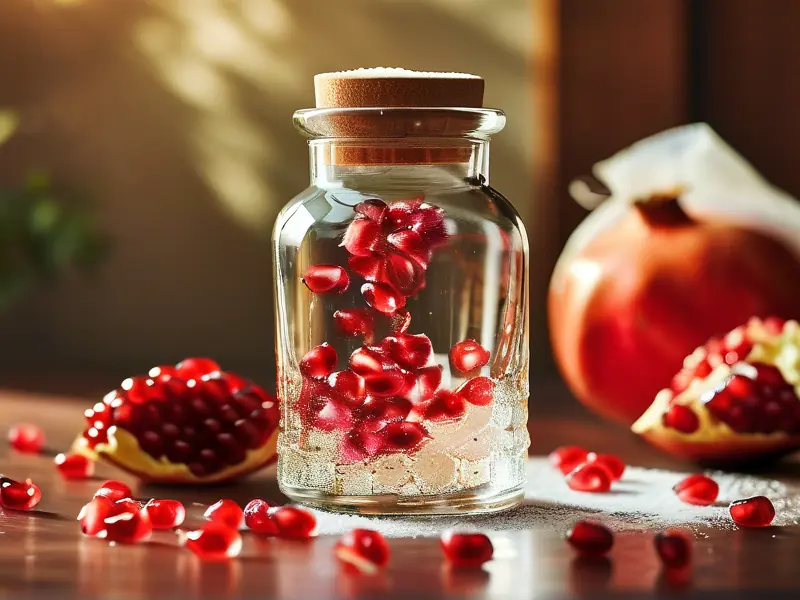 家庭自酿石榴果酒原料准备过程实拍