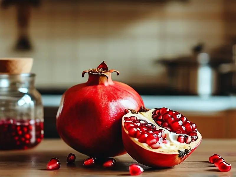 酸石榴酒酿制原料准备过程实拍图