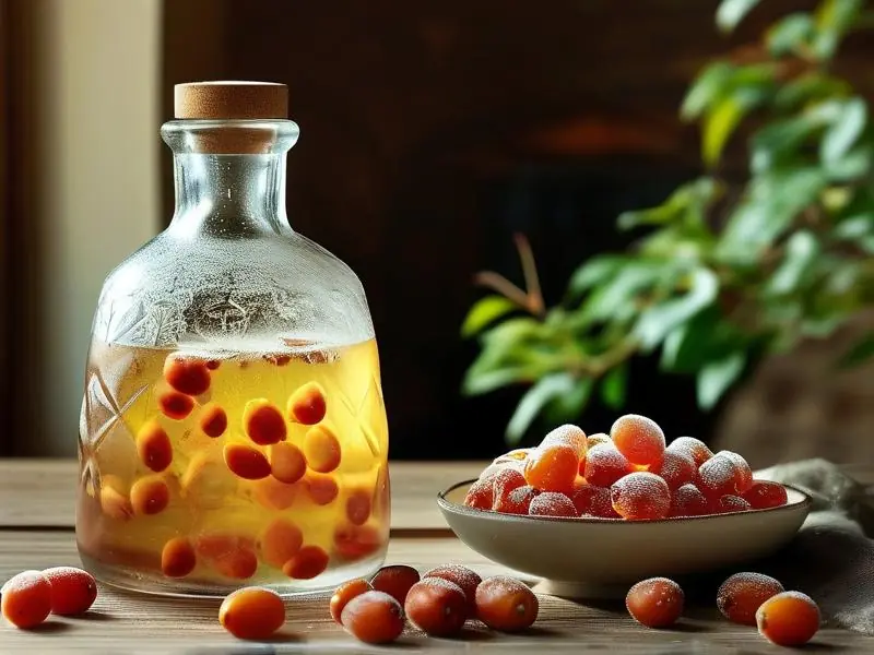 酸枣泡酒的制作过程展示