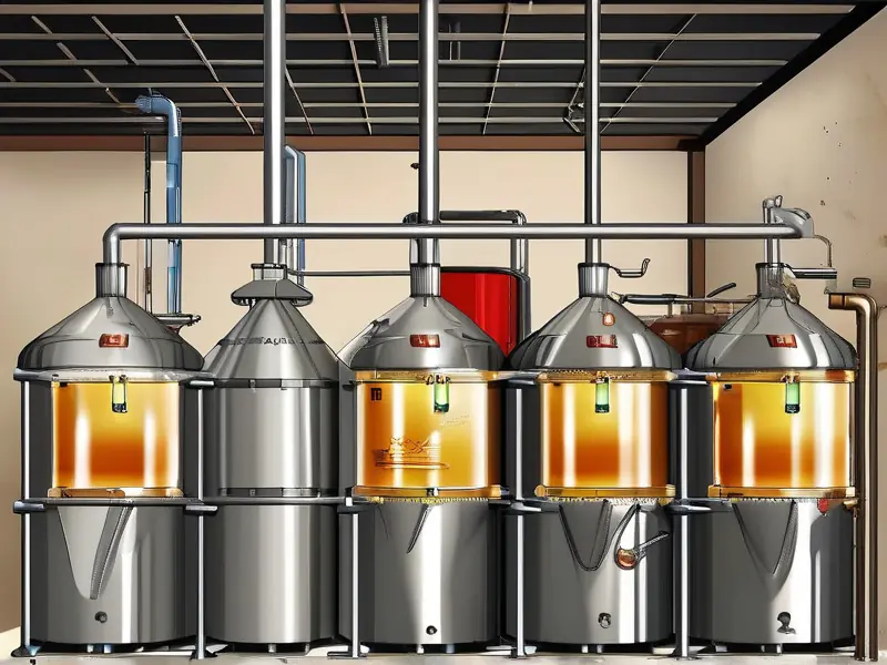 白酒酿造与勾兑对比图