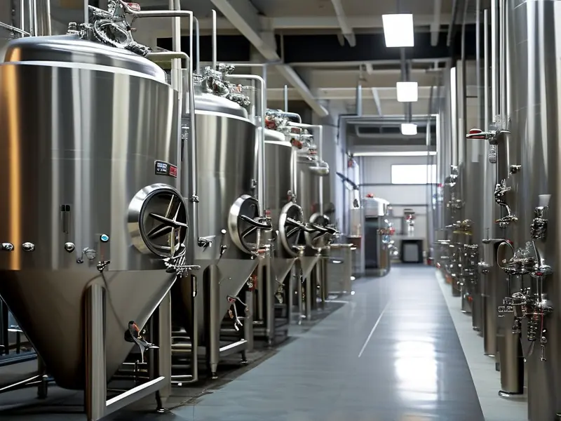 泰安市酿酒设备总厂生产车间实景