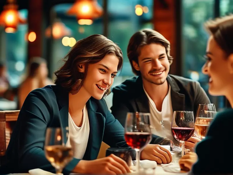 巧妙拒绝喝酒的社交场景