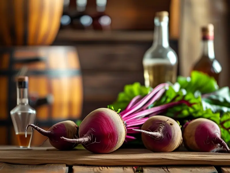甜菜酿酒原料与设备展示