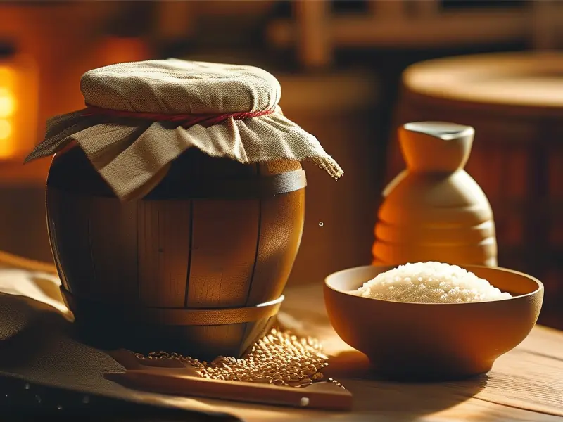 甜酒发酵过程展示