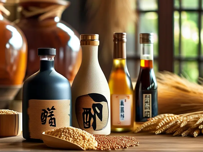优质粮食酿造白酒展示