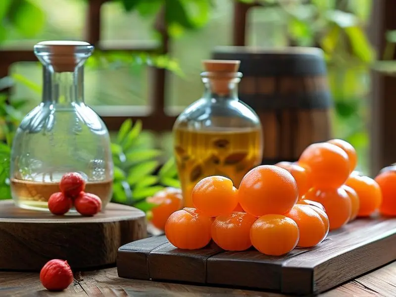 万寿果泡酒原料准备过程实拍图