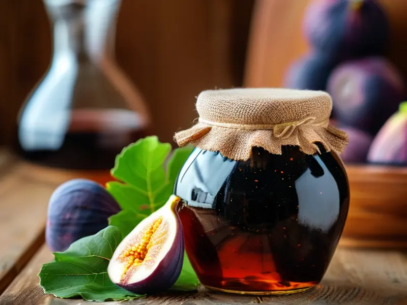 家庭自制无花果酒原料与发酵过程实拍