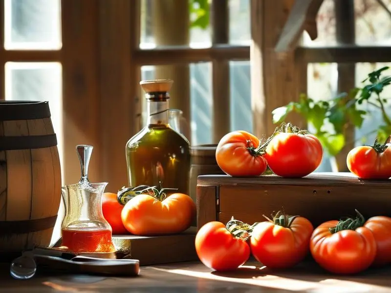 家庭酿造西红柿酒所需材料和工具