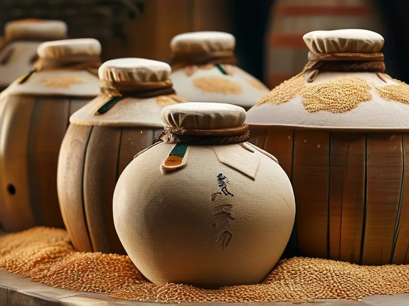 小麦浮子酒制作过程展示