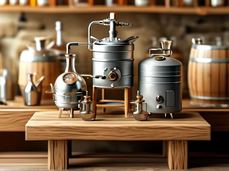 小型白酒酿酒设备展示图