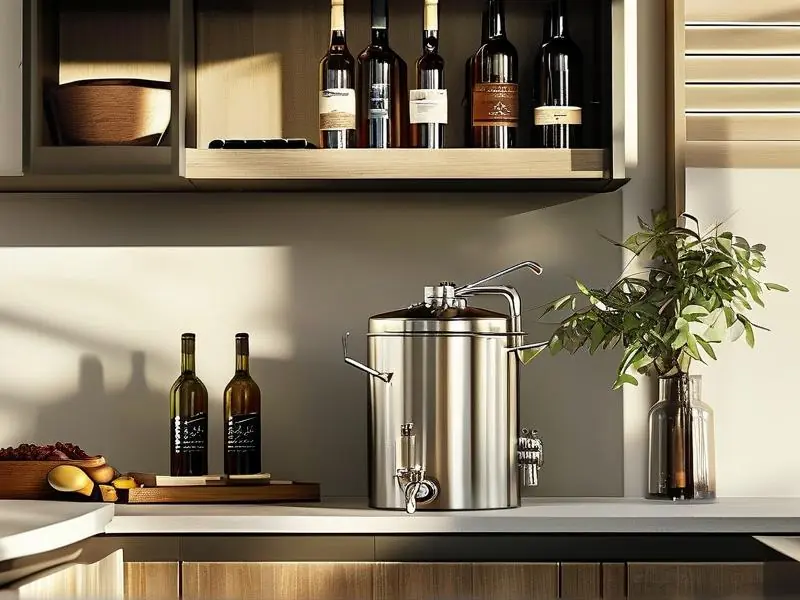 小型家庭酿酒设备实景展示图