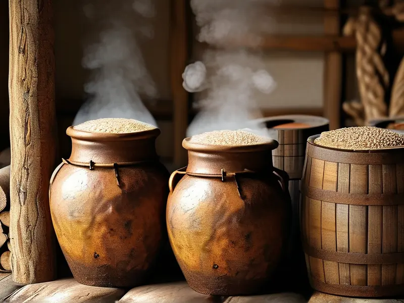 传统家庭小型酿酒工艺流程实景展示