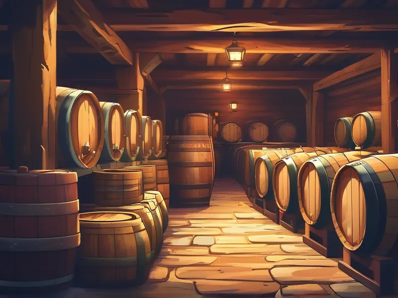 星露谷地窖酿酒场景
