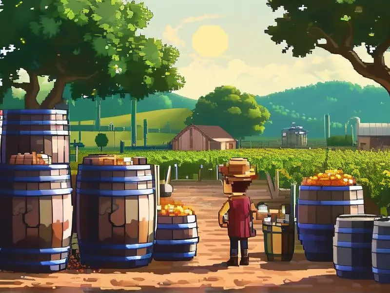 星露谷酿酒教程实际操作场景