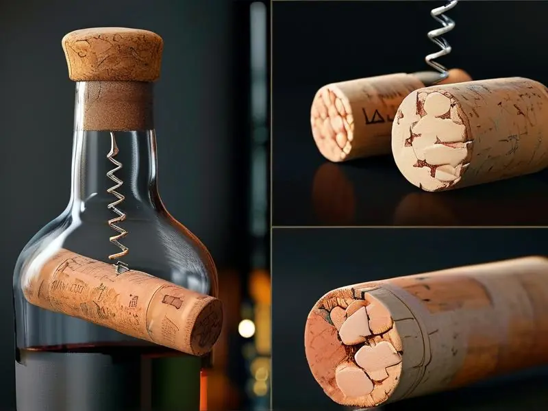 牙签开红酒步骤图解