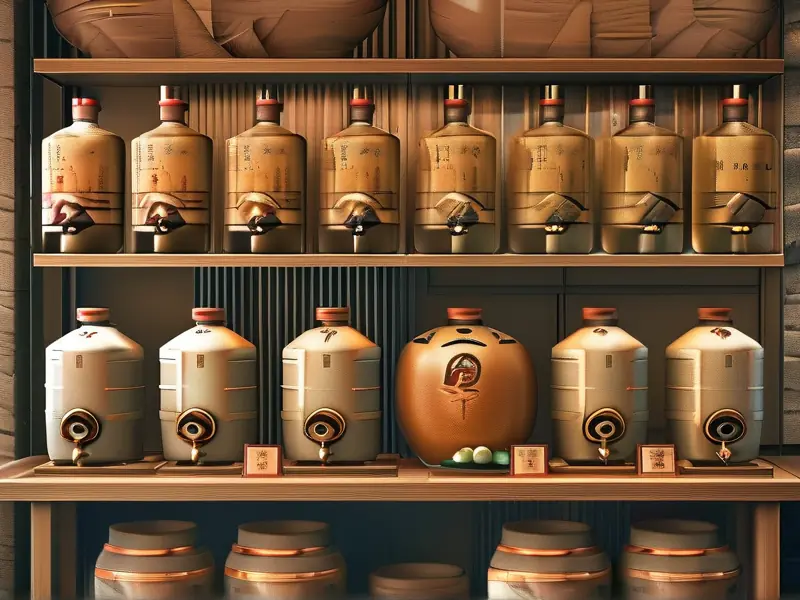 液态发酵白酒工艺流程示意图