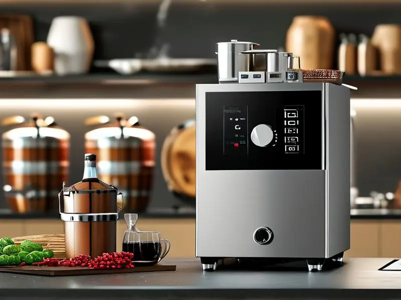 家用不锈钢酿酒机设备实拍图