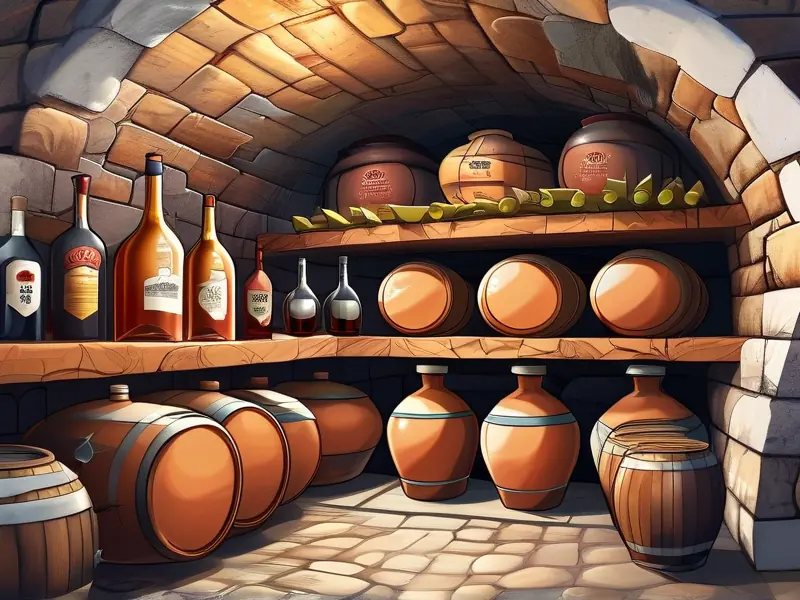 多种藏酒方法对比展示图