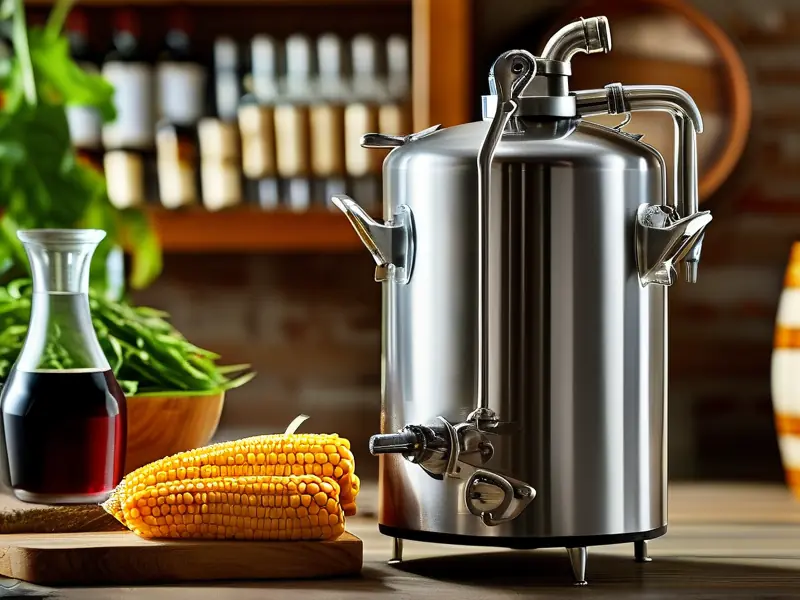 玉米酿酒机工作场景展示