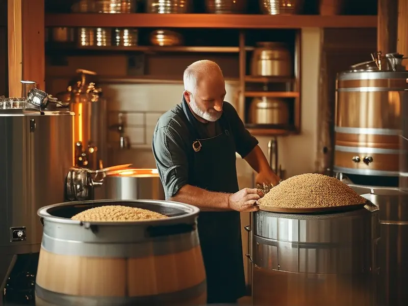 家庭酿造高粱酒实际操作场景