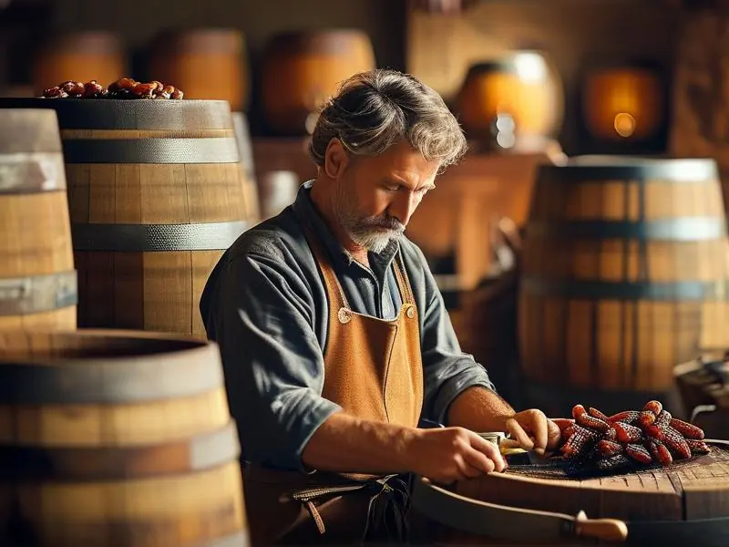 传统枣木杠酒酿造过程