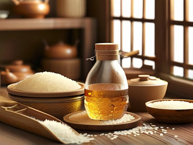家庭米酒制作过程展示