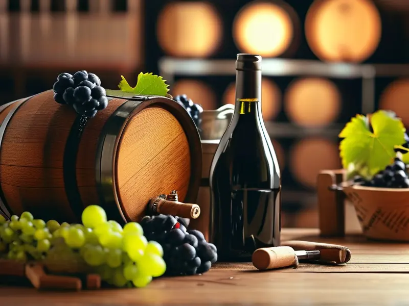 家庭自酿葡萄酒发酵过程