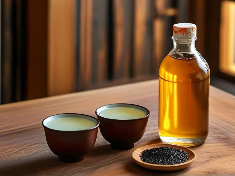 纯粮酒与勾兑酒对比图