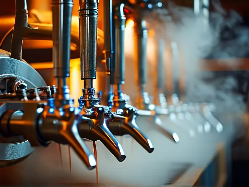 专业蒸汽烤酒设备工作场景实拍图