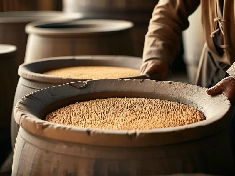 芝麻香型白酒传统发酵工艺现场实拍