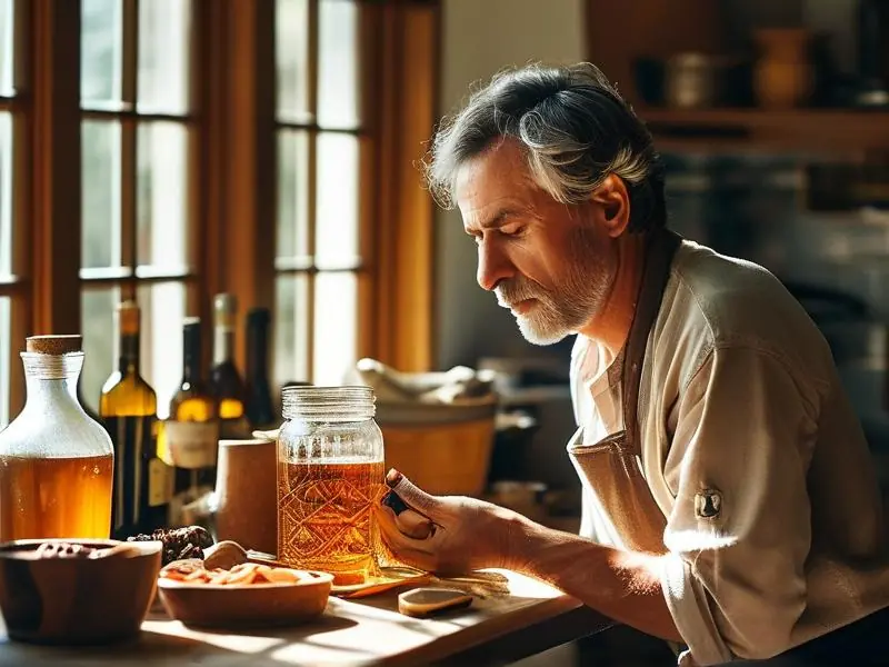 家庭酿酒过程实拍图