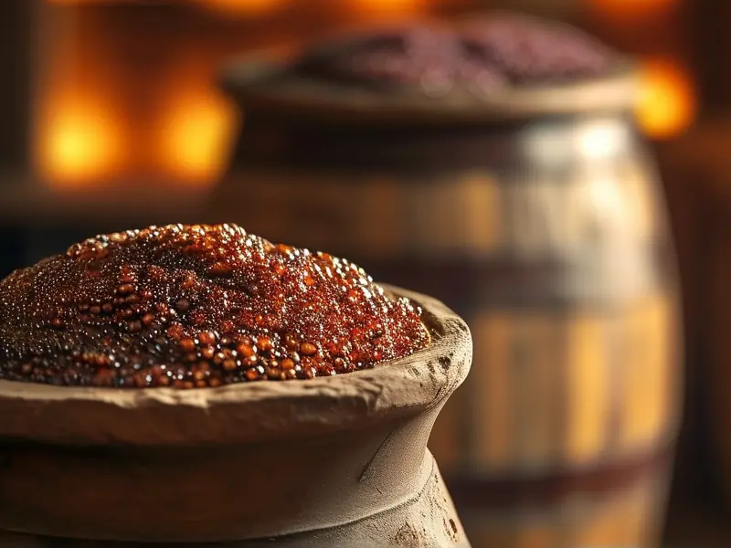 自酿白酒发酵过程实拍图