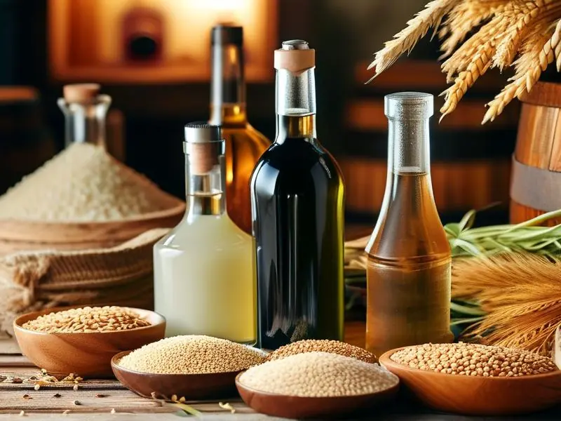 自酿粮食酒不同香型展示