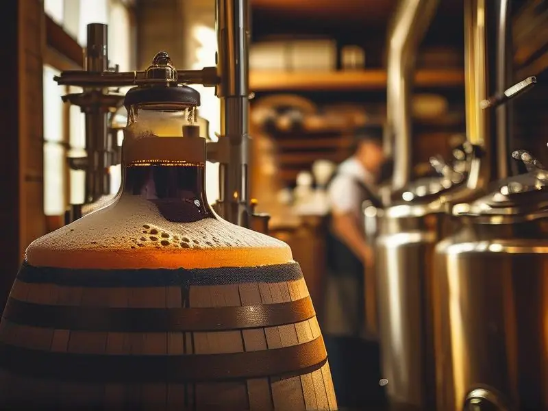 自酿荞麦酒发酵过程实拍