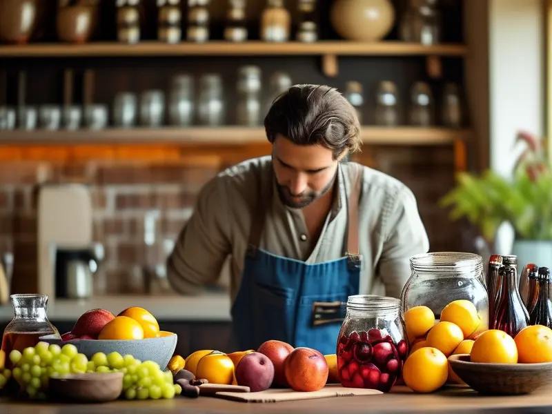 家庭自制果酒制作过程实拍