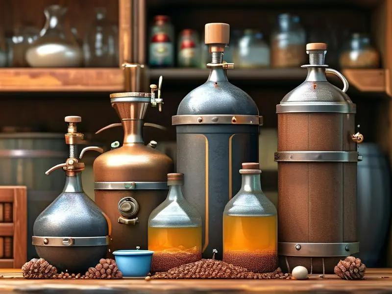 家庭酿酒过程中甲醇产生的示意图