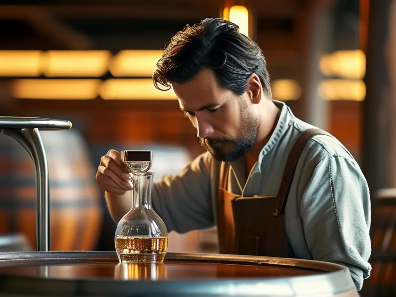 专业酿酒师测量自酿白酒酒精度