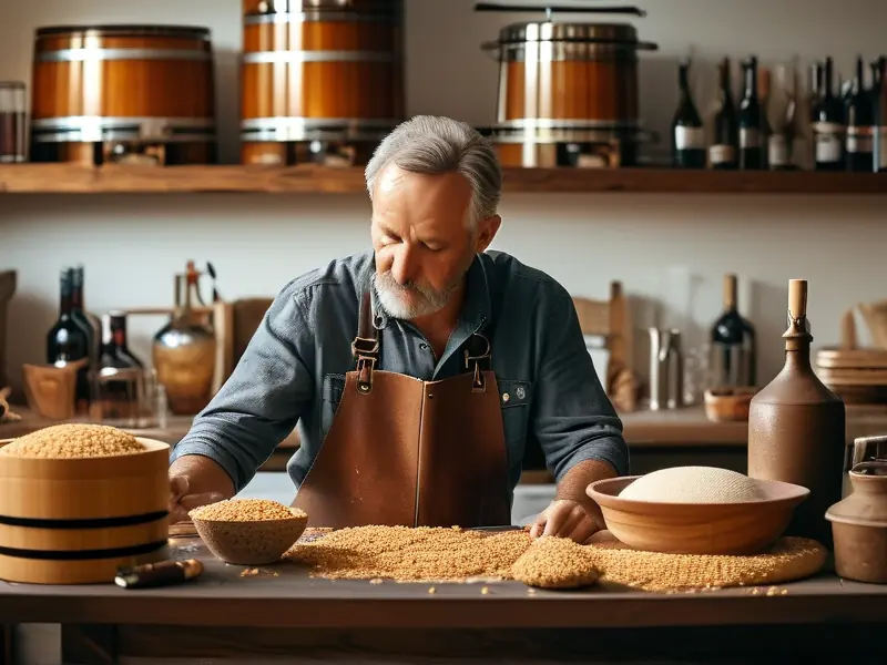 家庭自酿白酒实际操作场景