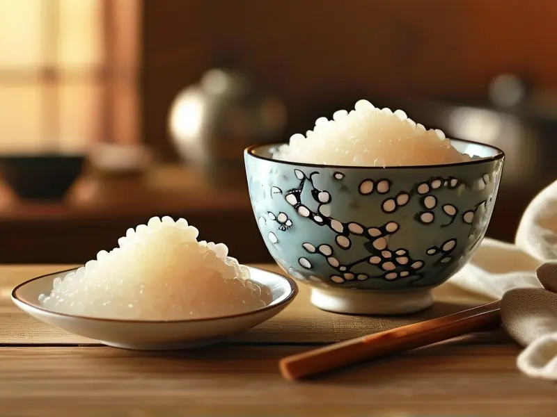 自制糯米甜酒成品展示